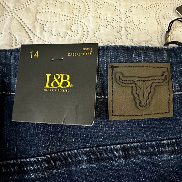 NWT L&B Ombré Flare with Aztec print size 14 - Picture 8 of 13